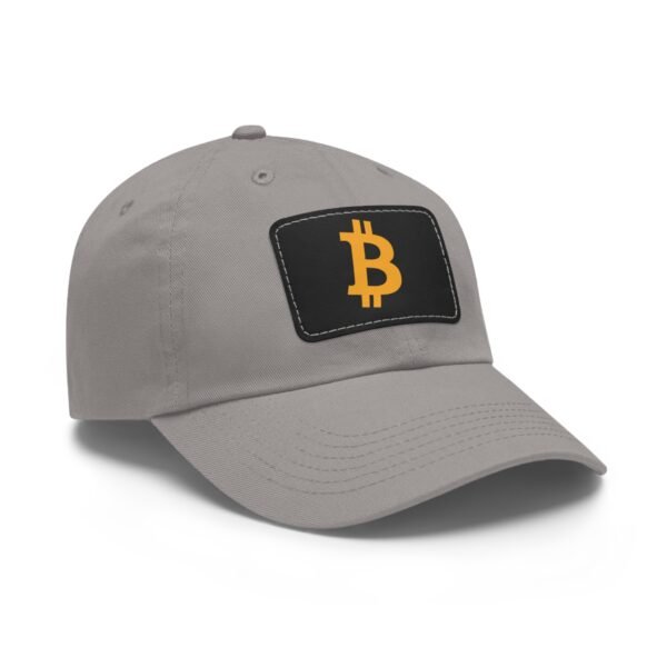 Bitcoin Faux Leather Patch Dad Hat | Cryptocurrency Cap - Image 27