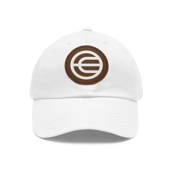 Worldcoin (WLD) Dad Hat with Leather Patch | Crypto Cotton Cap | Adjustable Strapback - Image 16
