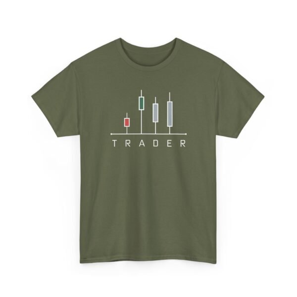 "TRADER" Minimalist Candlestick Pattern T-Shirt | Trader T-Shirt Trading T-Shirt - Image 67