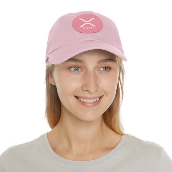 XRP  Hat with Leather Patch | Crypto Lifestyle Cap | Adjustable Cotton Hat - Image 74