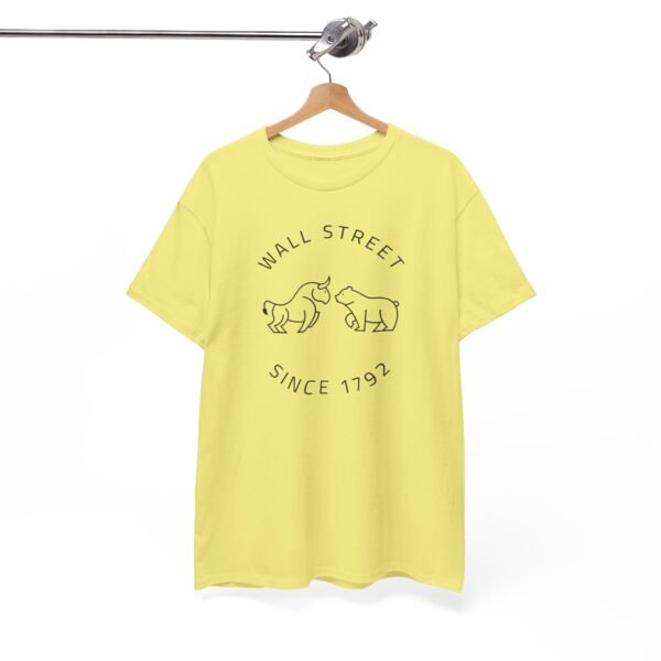 "Wall Street Bull & Bear - Since 1792" | Minimalist Trader T-Shirt Trading T-Shirt - Image 15