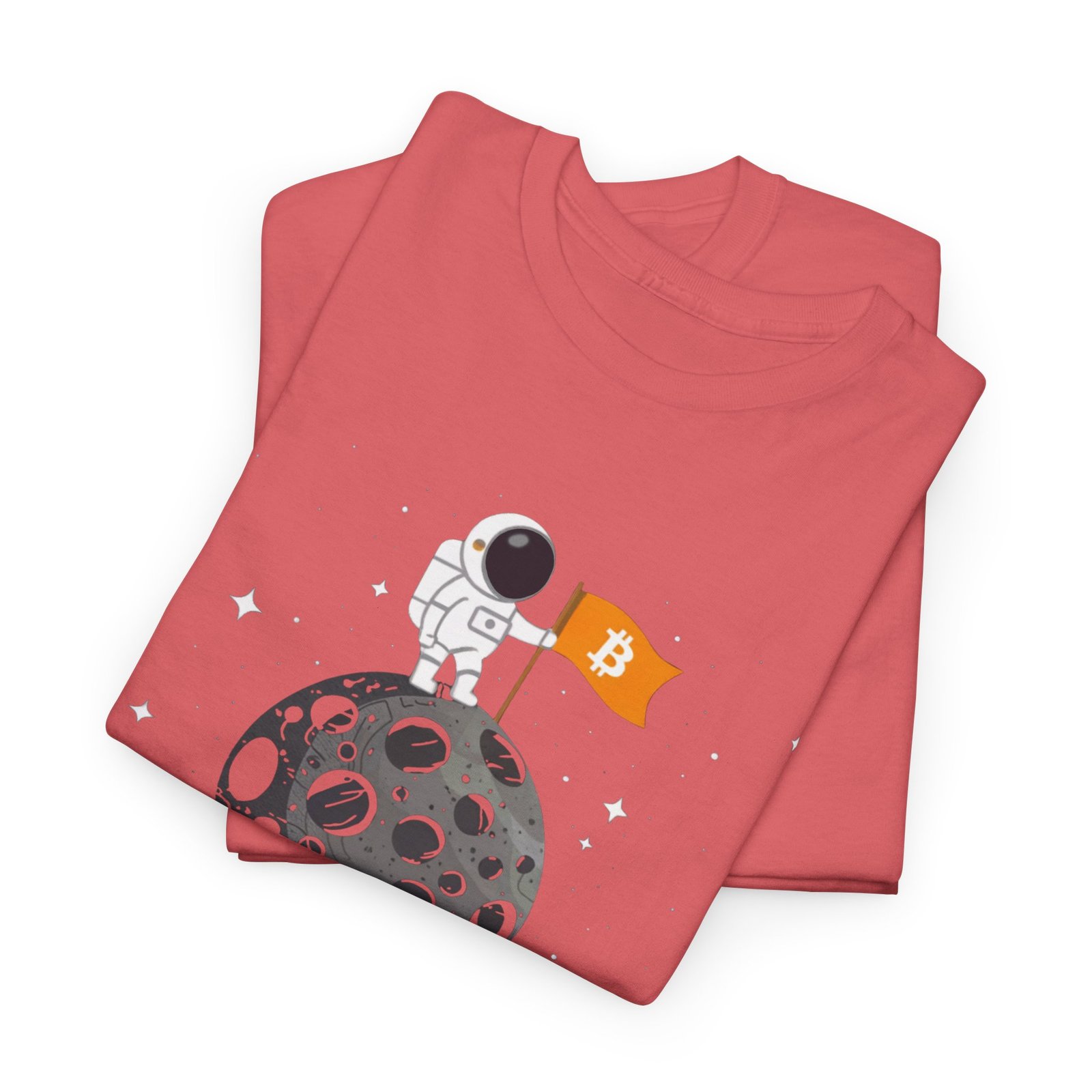 Bitcoin to the Moon Astronaut T-Shirt | Crypto T-Shirt - Image 8