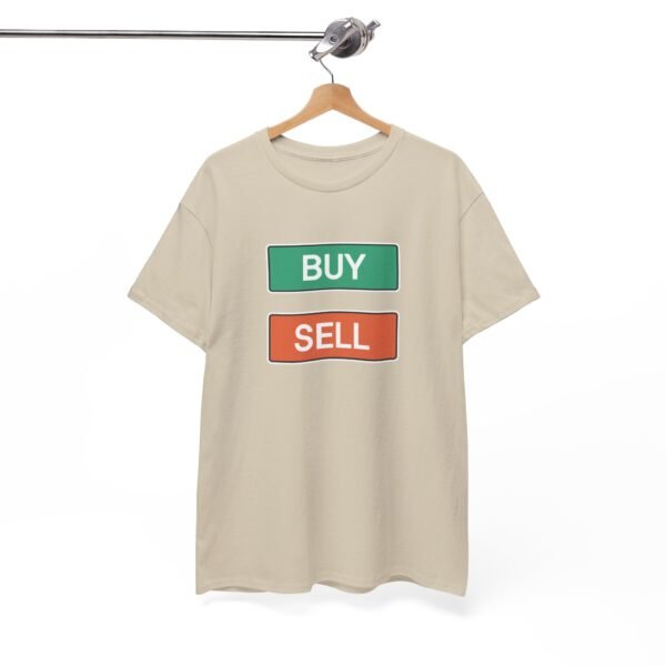 Buy Sell Trading Buttons T-Shirt | Minimalist Trader T-Shirt - Image 21