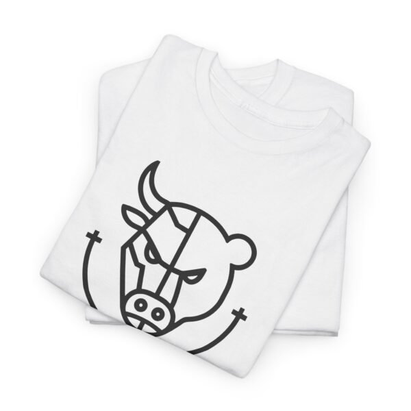 Bull and Bear Trading T-Shirt | Unisex Trader Tee | Minimalist Market Symbol Design - Image 2