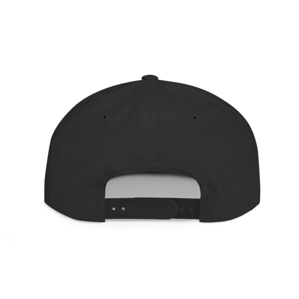 Flat Bill Snapback Cap | Minimalist Emotion Trader Logo - Image 2