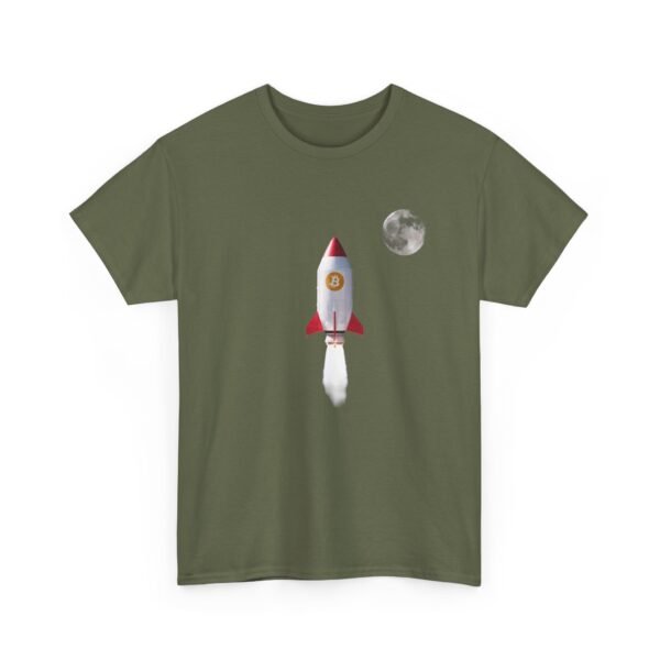 Bitcoin Rocket to the Moon T-Shirt | Cryptocurrency T-Shirt - Image 31