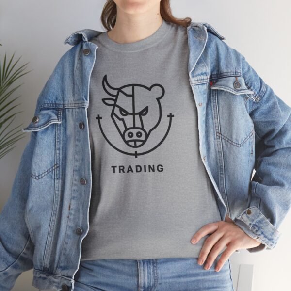 Bull and Bear Trading T-Shirt | Unisex Trader Tee | Minimalist Market Symbol Design - Image 16
