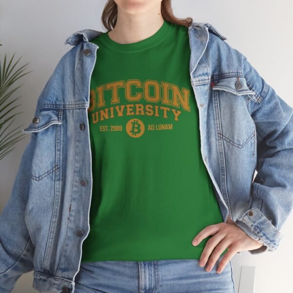 Bitcoin University T-Shirt Est. 2009 Ad Lunam | Cryptocurrency Apparel - Image 46