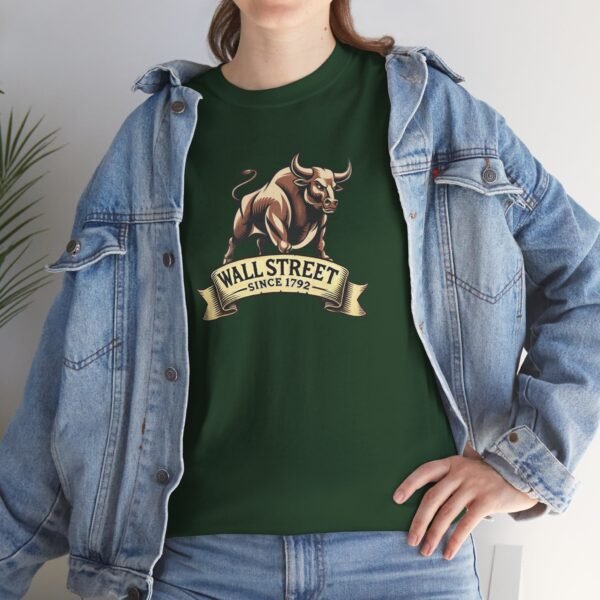 "Wall Street Bull - Since 1792" Trader T-Shirt | Trading T-Shirt - Image 58