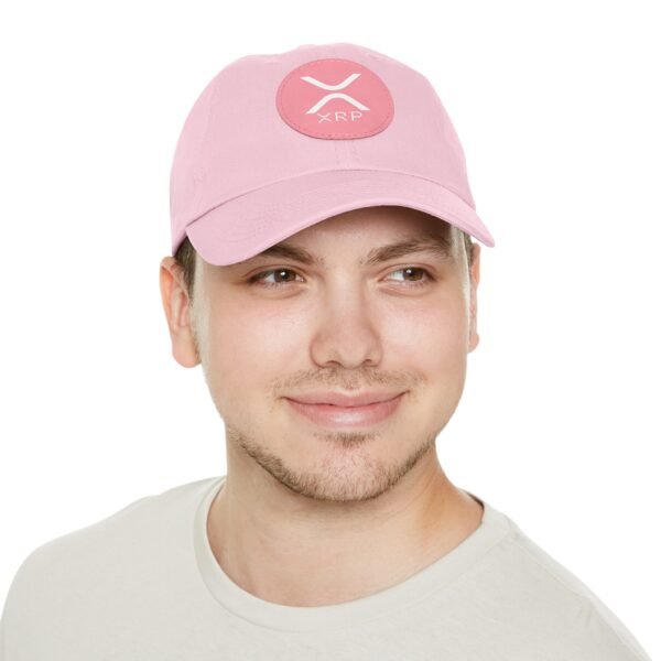 XRP  Hat with Leather Patch | Crypto Lifestyle Cap | Adjustable Cotton Hat - Image 75