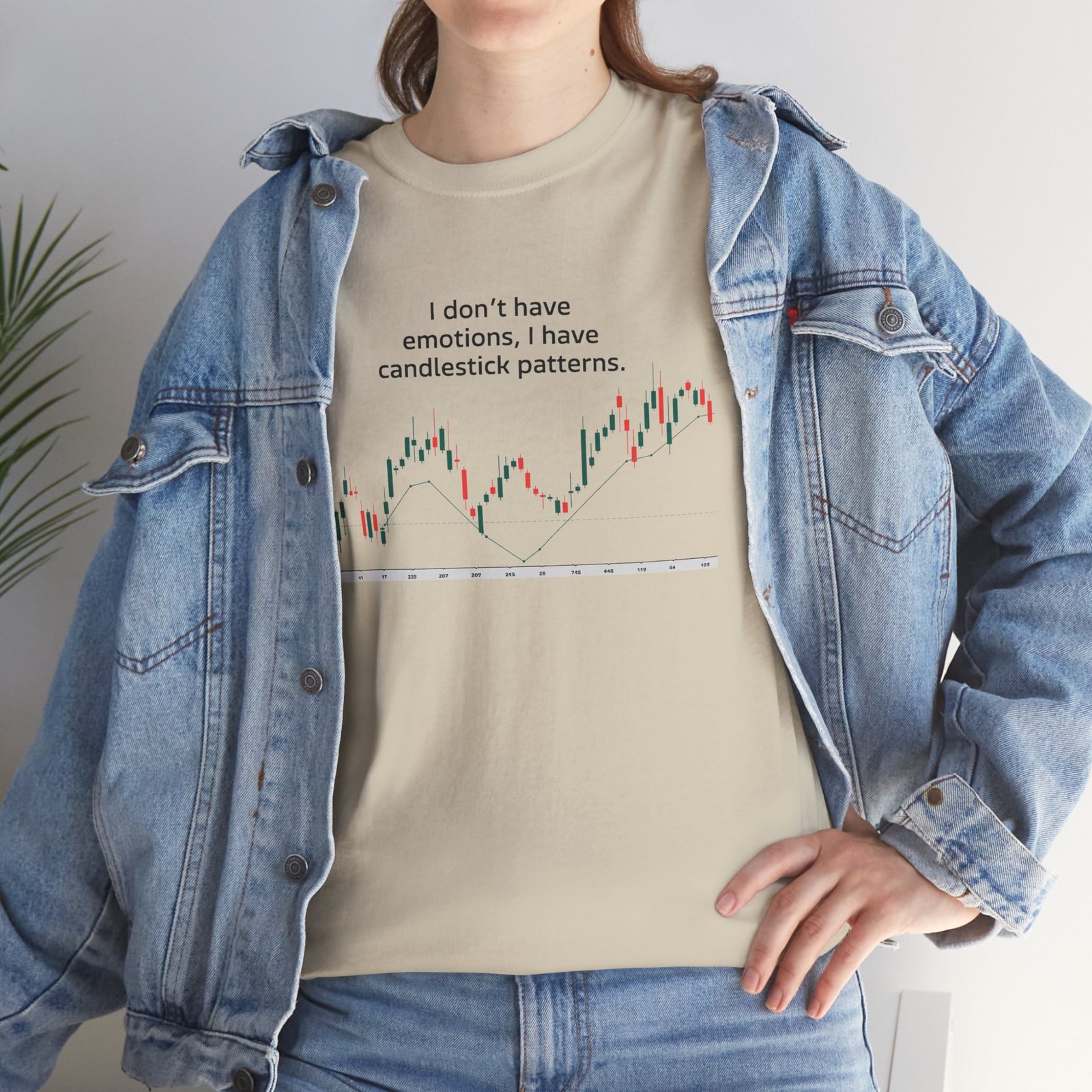 "I Don’t Have Emotions, I Have Candlestick Patterns" Trader T-Shirt | Trading T-Shirt - Image 22