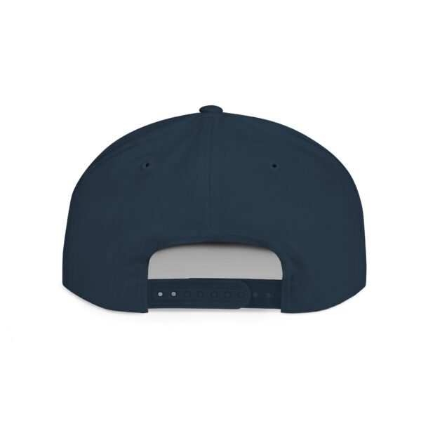 Flat Bill Snapback Cap | Minimalist Emotion Trader Logo - Image 17