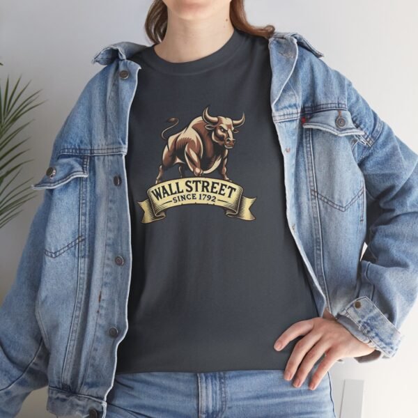 "Wall Street Bull - Since 1792" Trader T-Shirt | Trading T-Shirt - Image 40