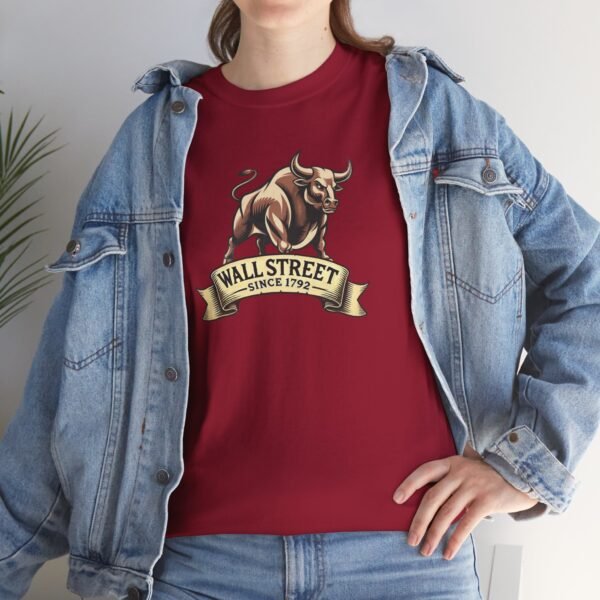 "Wall Street Bull - Since 1792" Trader T-Shirt | Trading T-Shirt - Image 52