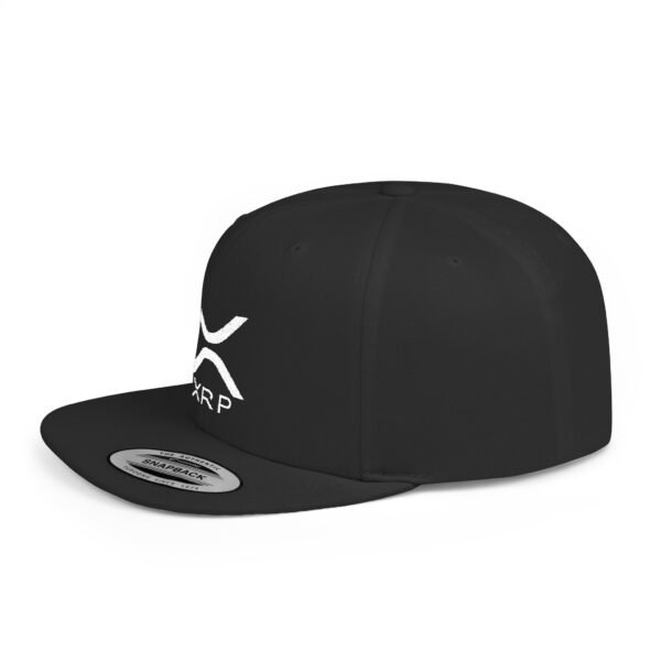 XRP Flat Bill Snapback | Crypto Lifestyle Cap | Adjustable Streetwear Hat - Image 43