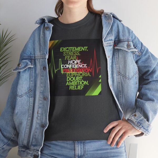 "The Emotions of Trading" Trader T-Shirt | Trading T-Shirt - Image 10