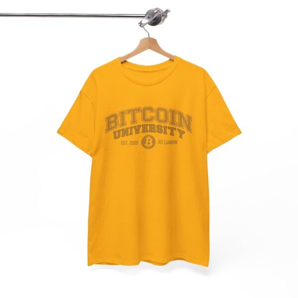 Bitcoin University T-Shirt Est. 2009 Ad Lunam | Cryptocurrency Apparel - Image 21