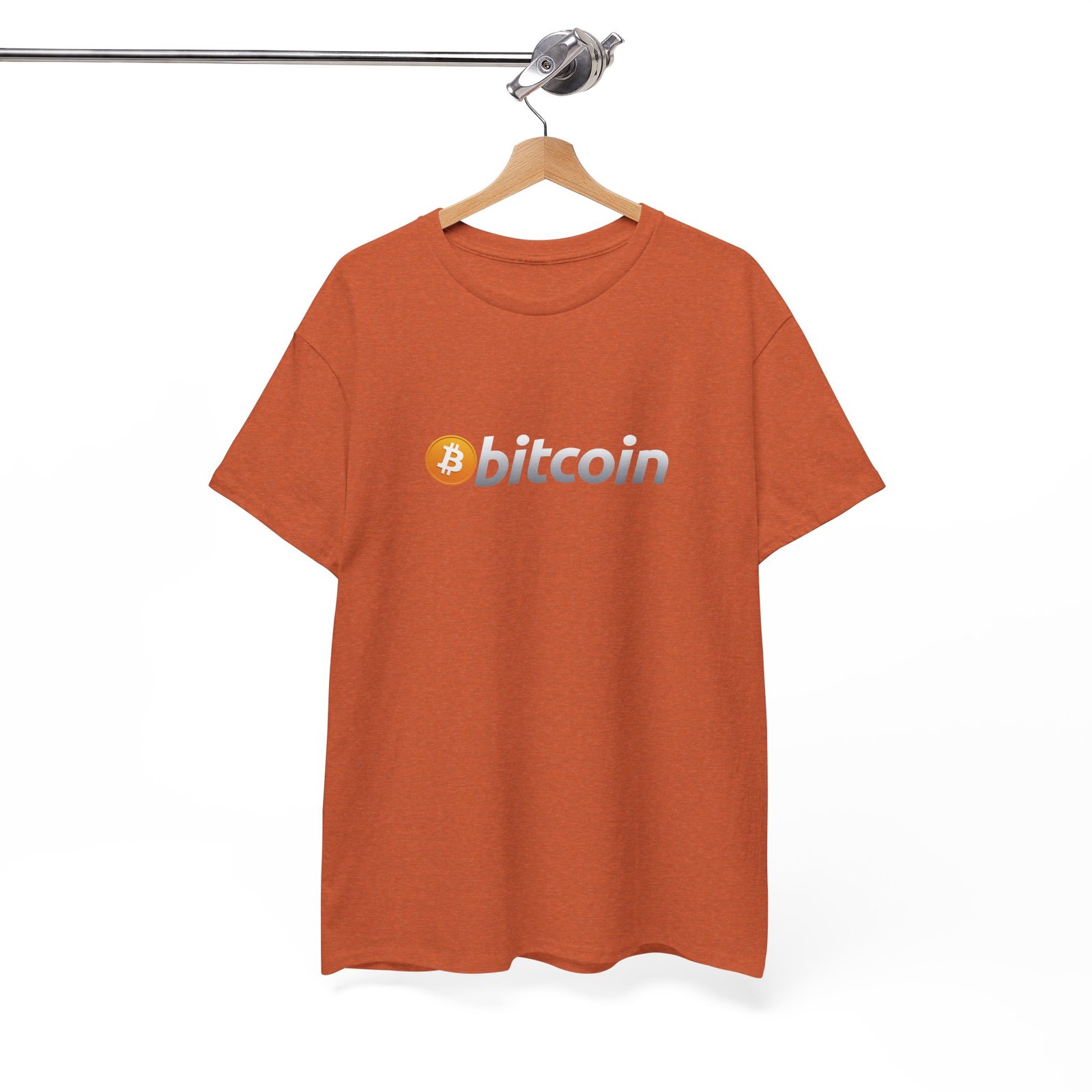 Bitcoin Logo Minimalist T-Shirt | Cryptocurrency T-Shirt - Image 9