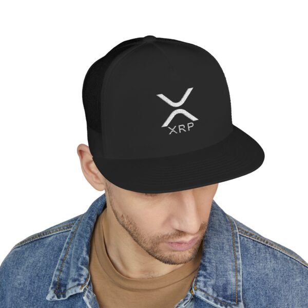 XRP Snapback Trucker Cap | Crypto Lifestyle Hat | Adjustable Mesh Back - Image 25