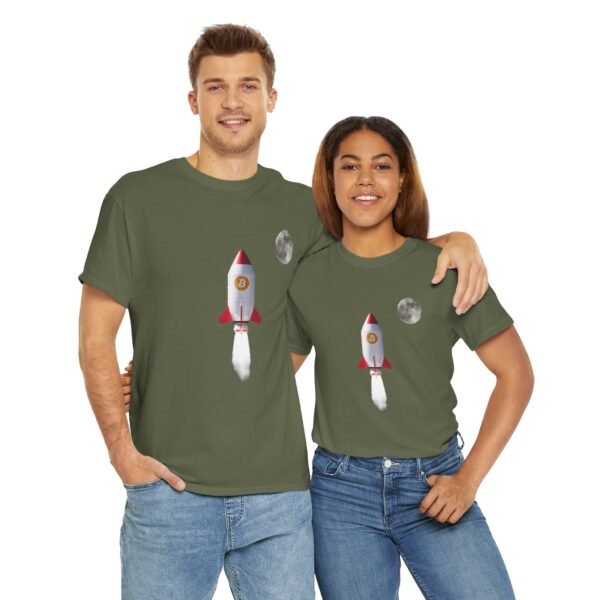 Bitcoin Rocket to the Moon T-Shirt | Cryptocurrency T-Shirt - Image 35