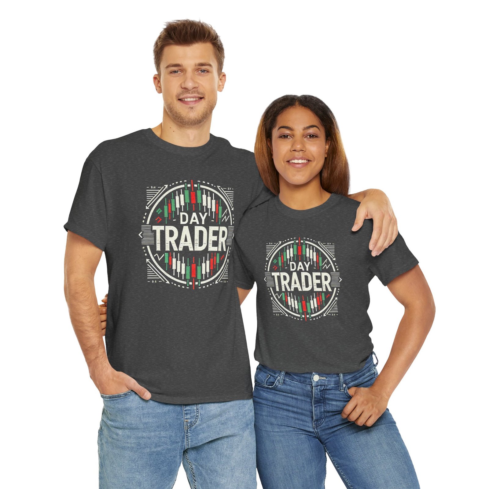 "Day Trader" | Trader T-Shirt Trading T-Shirt - Image 35