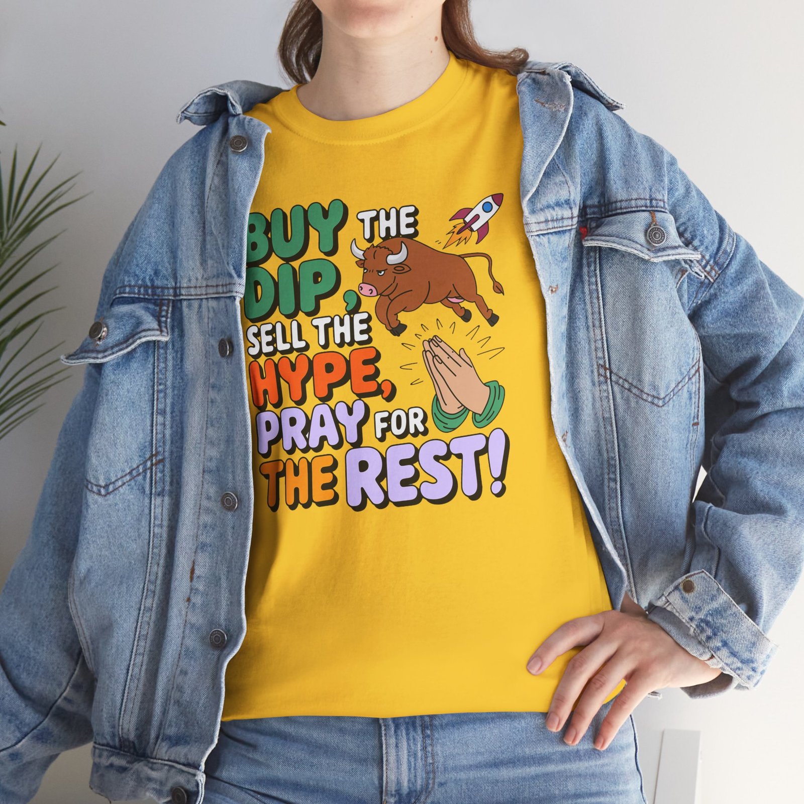 "Buy the Dip, Sell the Hype, Pray for the Rest" Trader T-Shirt | Trading T-Shirt - Image 58