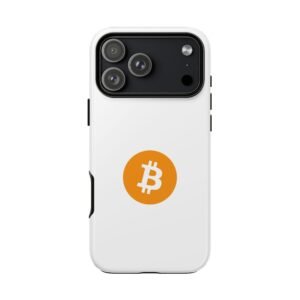 Bitcoin (BTC) iPhone Tough Case | Crypto Logo Protective Cover | Fits All iPhone Models