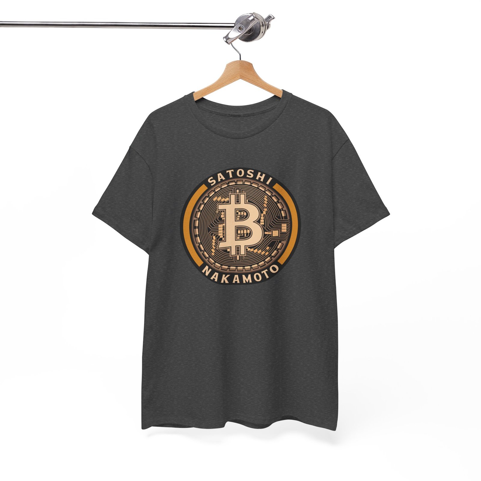 Satoshi Nakamoto Bitcoin T-Shirt | Crypto Pioneer Apparel | Blockchain Legacy Design - Image 33