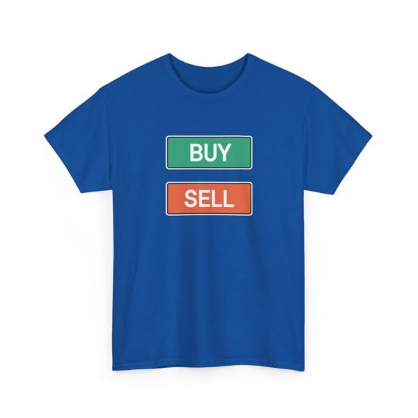 Buy Sell Trading Buttons T-Shirt | Minimalist Trader T-Shirt - Image 61