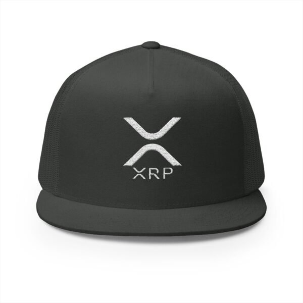 XRP Snapback Trucker Cap | Crypto Lifestyle Hat | Adjustable Mesh Back - Image 18
