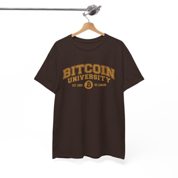 Bitcoin University T-Shirt Est. 2009 Ad Lunam | Cryptocurrency Apparel - Image 33