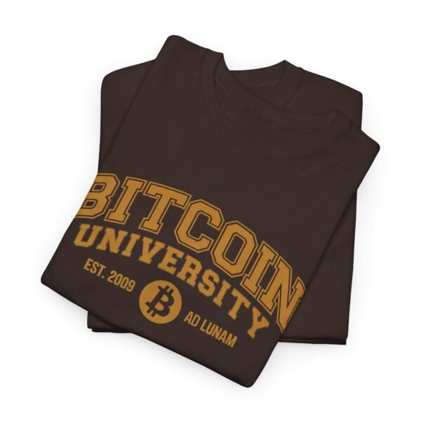 Bitcoin University T-Shirt Est. 2009 Ad Lunam | Cryptocurrency Apparel - Image 32