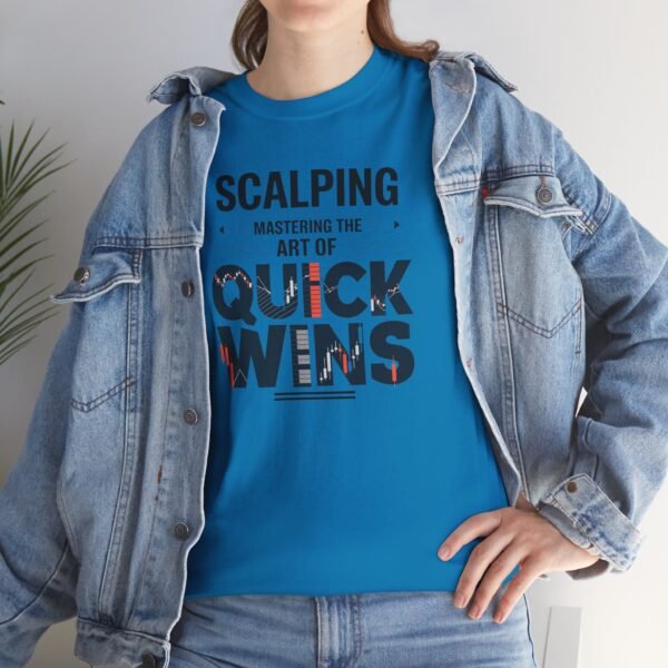 Scalping Quick Wins T-Shirt | Trading Strategy Apparel | Market Candlestick Graphic - Image 34
