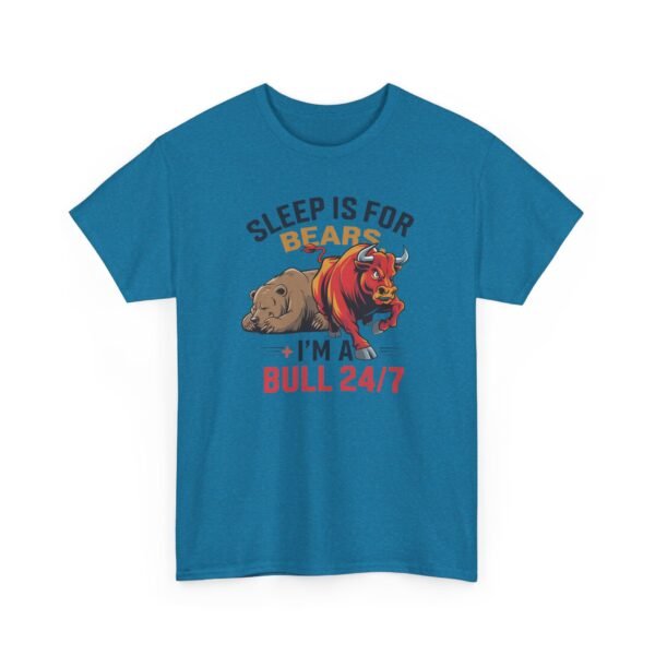 "Sleep Is for Bears, I’m a Bull 24/7" Trader T-Shirt | Bull Market Apparel - Image 55