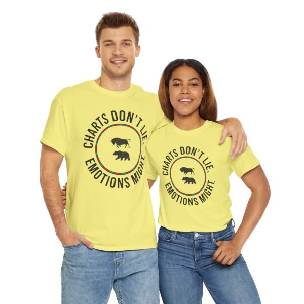 "Charts Don’t Lie, Emotions Might" | Trader T-Shirt Trading T-Shirt - Image 29