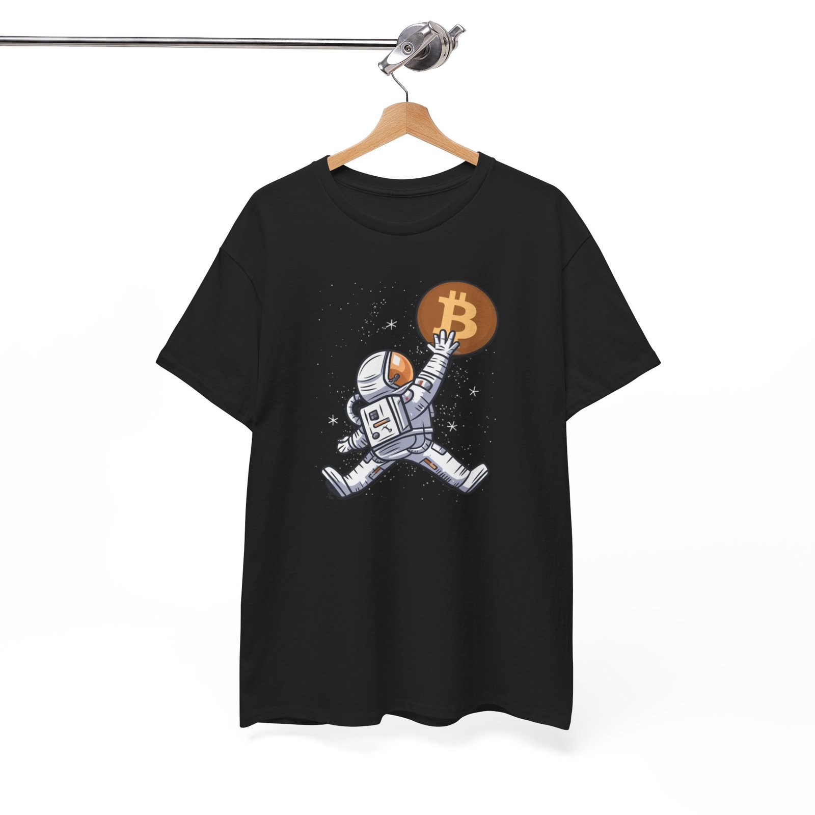 Bitcoin Astronaut T-Shirt | Crypto Lifestyle Apparel | To the Moon Design - Image 3