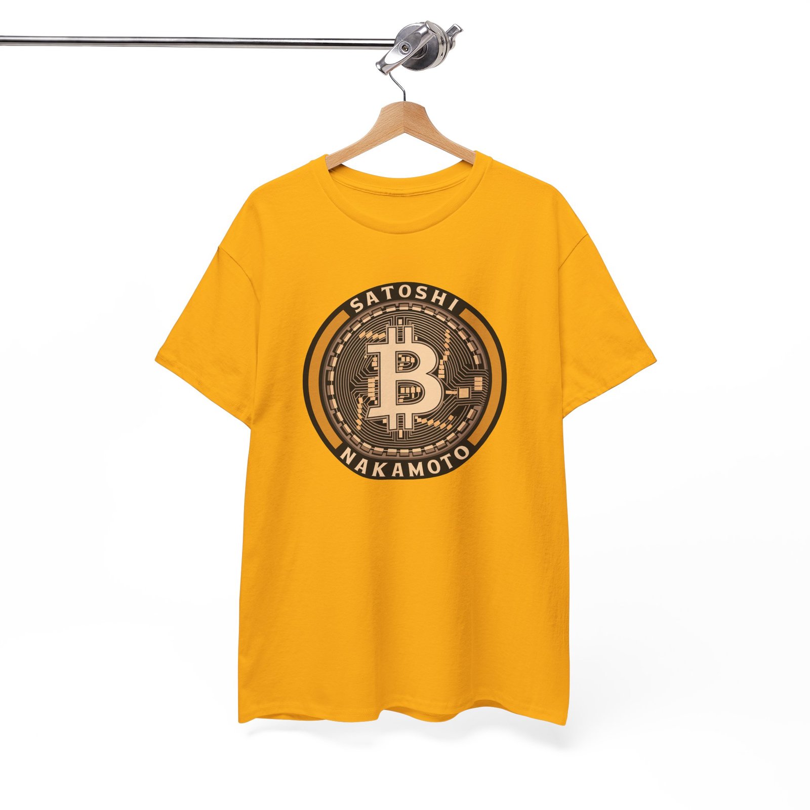 Satoshi Nakamoto Bitcoin T-Shirt | Crypto Pioneer Apparel | Blockchain Legacy Design - Image 57