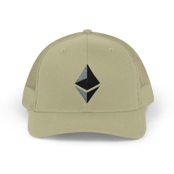 Ethereum (ETH) Trucker Cap | Snapback Mesh Hat | Crypto Logo Embroidery - Image 29