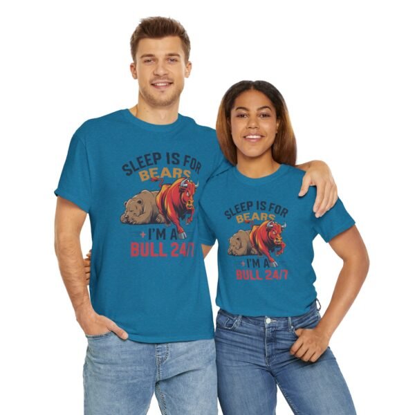 "Sleep Is for Bears, I’m a Bull 24/7" Trader T-Shirt | Bull Market Apparel - Image 59