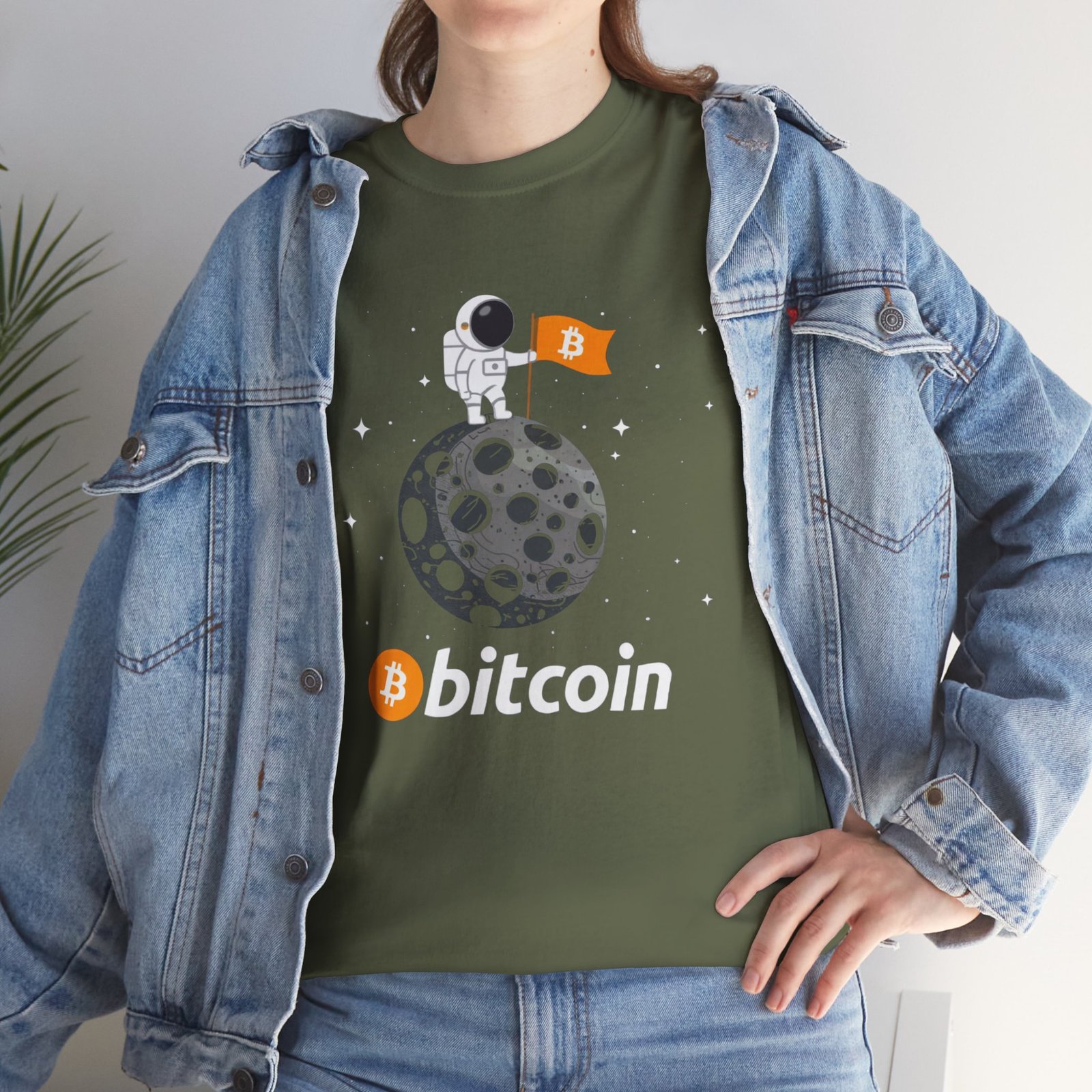 Bitcoin to the Moon Astronaut T-Shirt | Crypto T-Shirt - Image 34