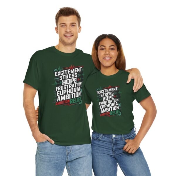 Trading Emotions T-Shirt | Unisex Trader Tee | Market Psychology Graphic Design - Image 47