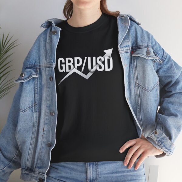 GBP/USD Minimalist Design | Trader T-Shirt Forex T-Shirt - Image 4