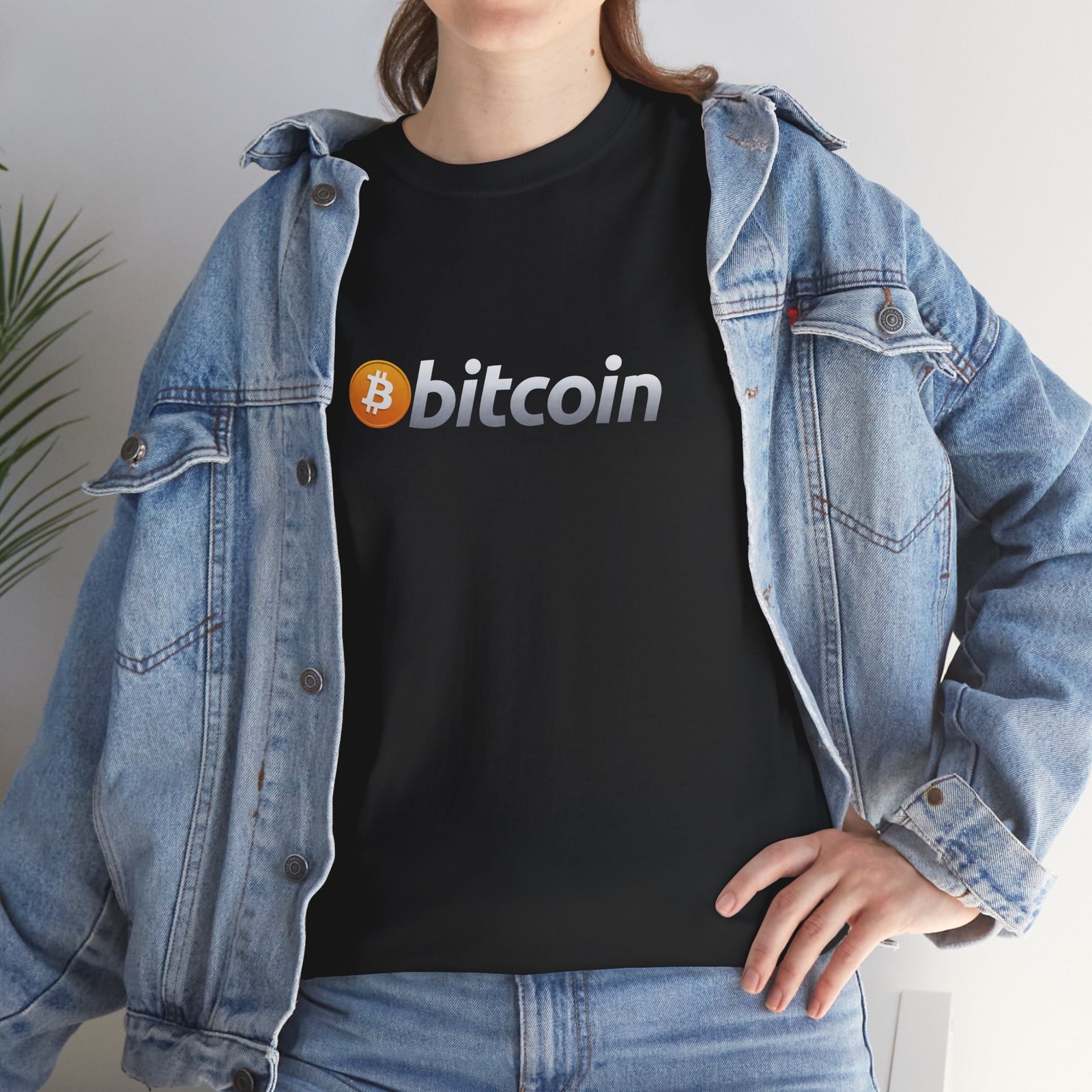 Bitcoin Logo Minimalist T-Shirt | Cryptocurrency T-Shirt - Image 4