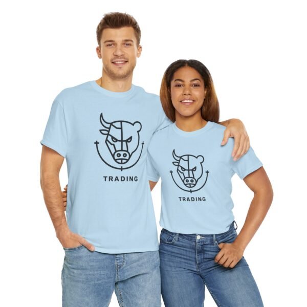 Bull and Bear Trading T-Shirt | Unisex Trader Tee | Minimalist Market Symbol Design - Image 65