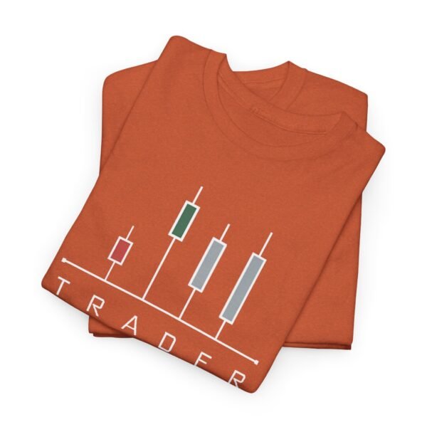 "TRADER" Minimalist Candlestick Pattern T-Shirt | Trader T-Shirt Trading T-Shirt - Image 8