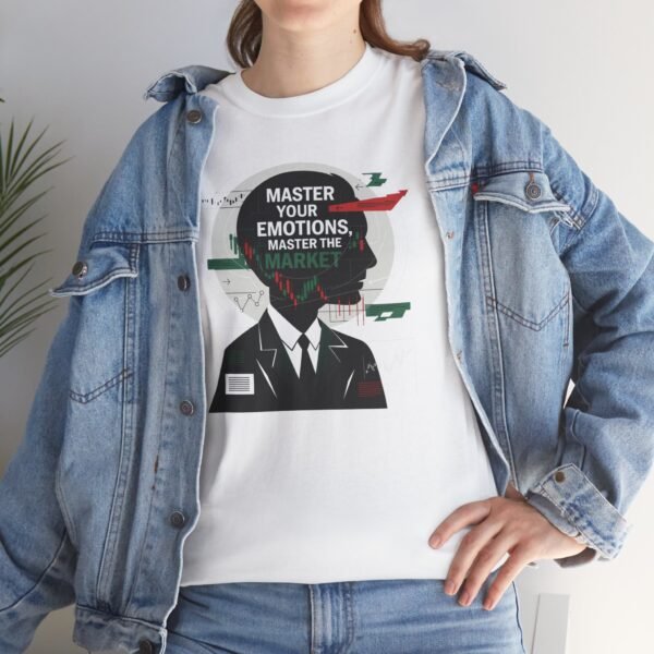 "Master Your Emotions, Master the Market" | Trader T-Shirt Trading T-Shirt - Image 10