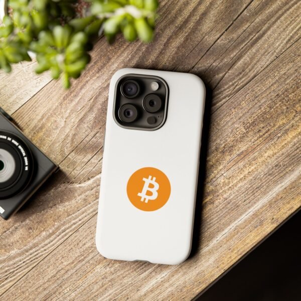Bitcoin (BTC) iPhone Tough Case | Crypto Logo Protective Cover | Fits All iPhone Models - Image 93