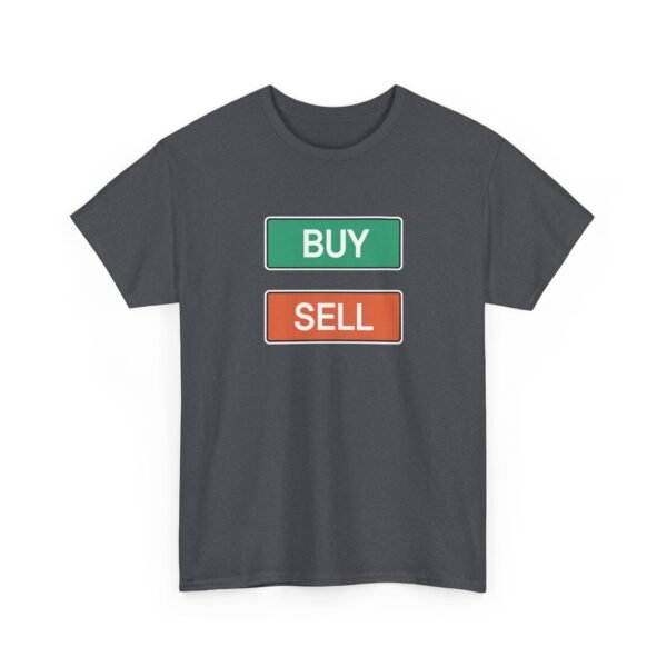 Buy Sell Trading Buttons T-Shirt | Minimalist Trader T-Shirt - Image 55
