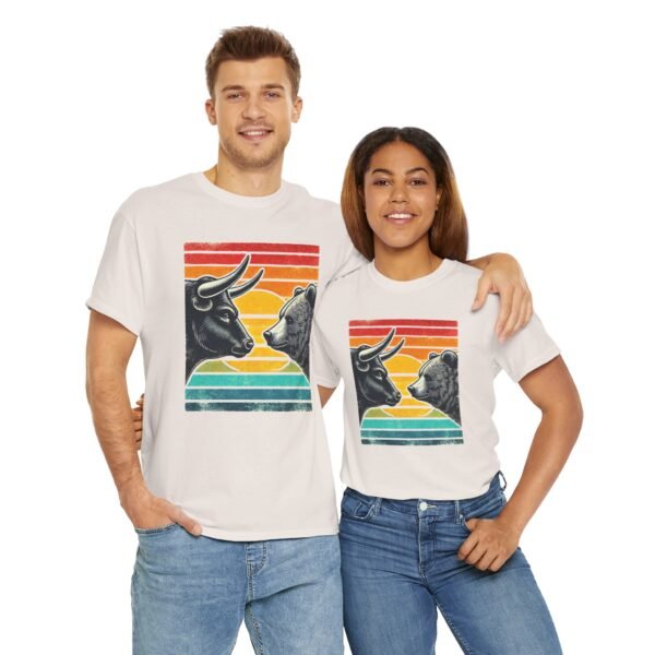 Retro Bull & Bear Trader T-Shirt | Wall Street Vintage Trading Design - Image 23
