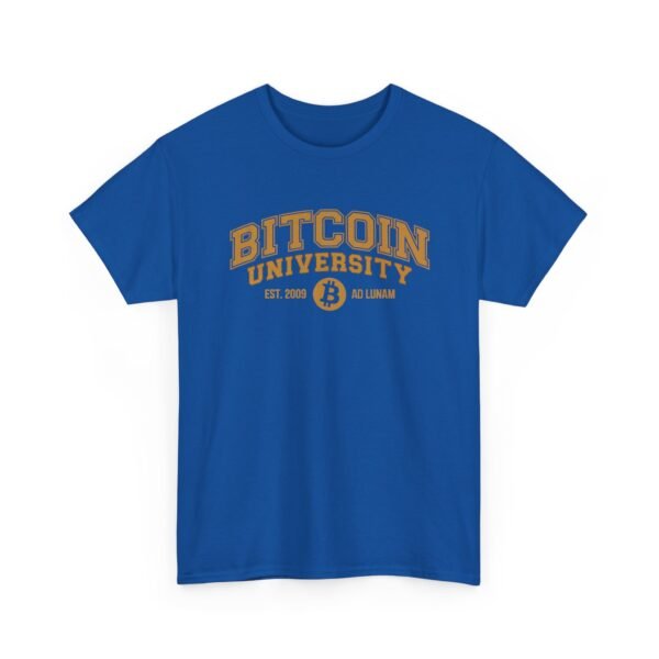 Bitcoin University T-Shirt Est. 2009 Ad Lunam | Cryptocurrency Apparel - Image 61